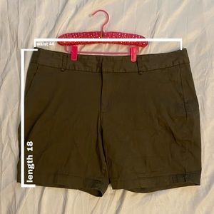 Plus Size Khaki Shorts